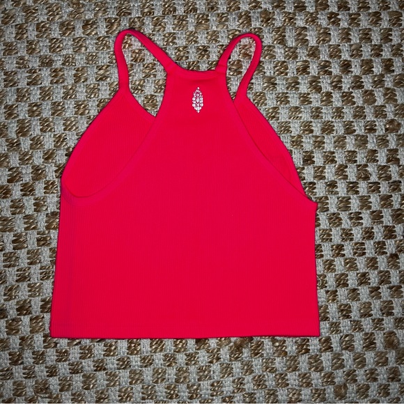 Fp Movement Happiness Runs Crop Tank, Hot Pink, Medium/Large - Picture 2 of 7